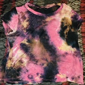 Charlotte Russe Tye Dye Crop Top